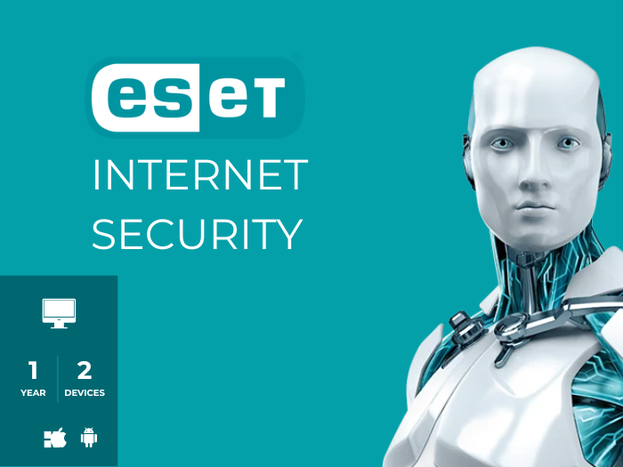 ESET Internet Security : 1 an / 2 appareils