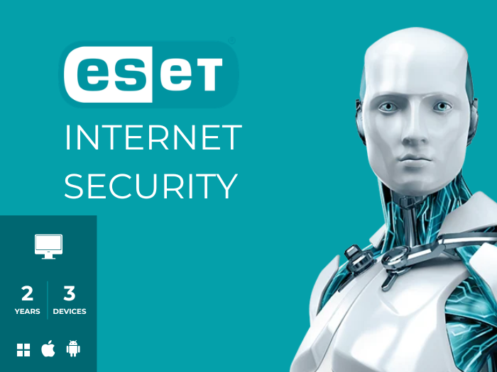 ESET internet security 2 years / 3 devices