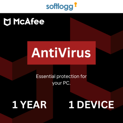 Mcafee Antivirus 1 an 1 appareil